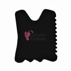 Piatra vulcanica din bazalt pentru masaj BZ09DD Gua Sha Black 